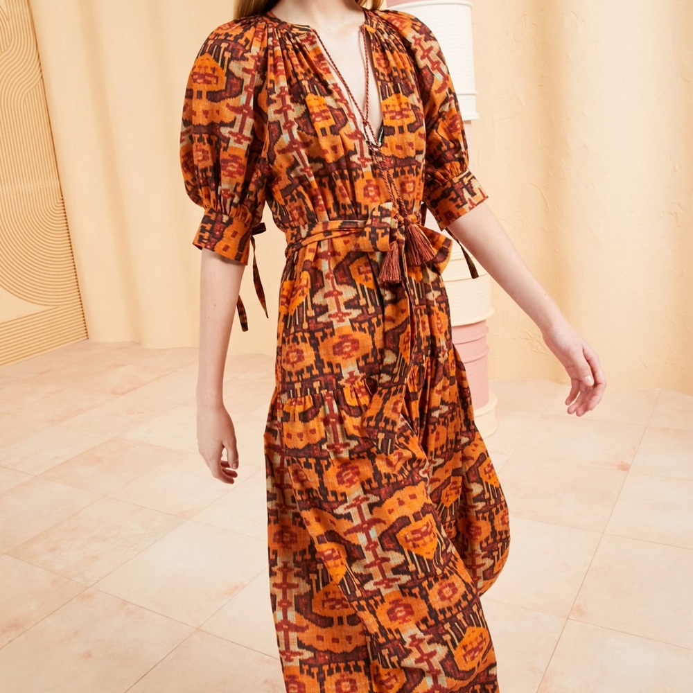 Ulla Johnson sz M Selena Dress cover up in Oak - Picture 3 of 12